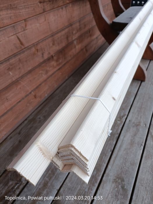 Listwa wykończeniowa ćwierćwalek kątownik narożnik