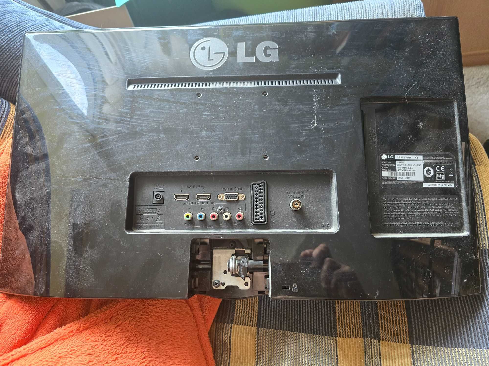 Monitor LG do komputera ale rowniez jako ekran telewizora