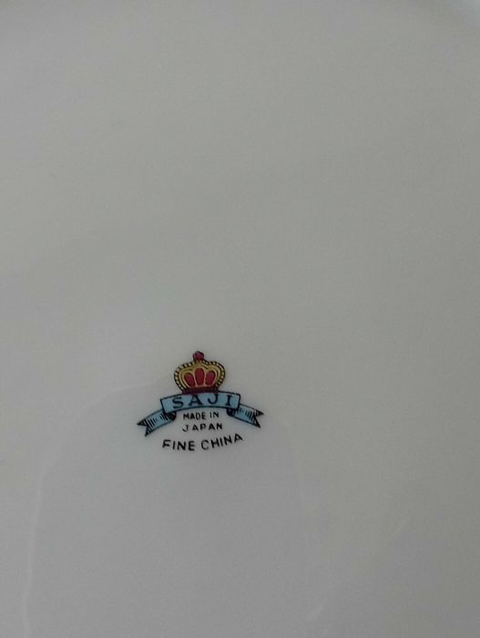 Talerz porcelanowy Saji Japan z wzornictwem  Imari