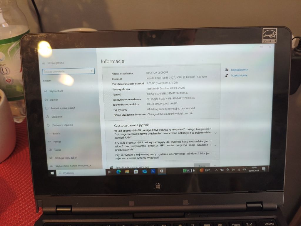 Lenovo ThinkPad helix 3702