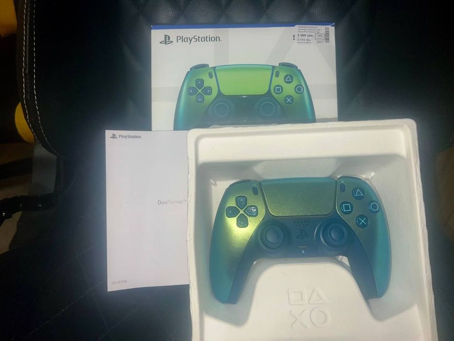 Геймпад Беспроводний Контроллер Sony PlayStation (PS5) DualSense Chrom