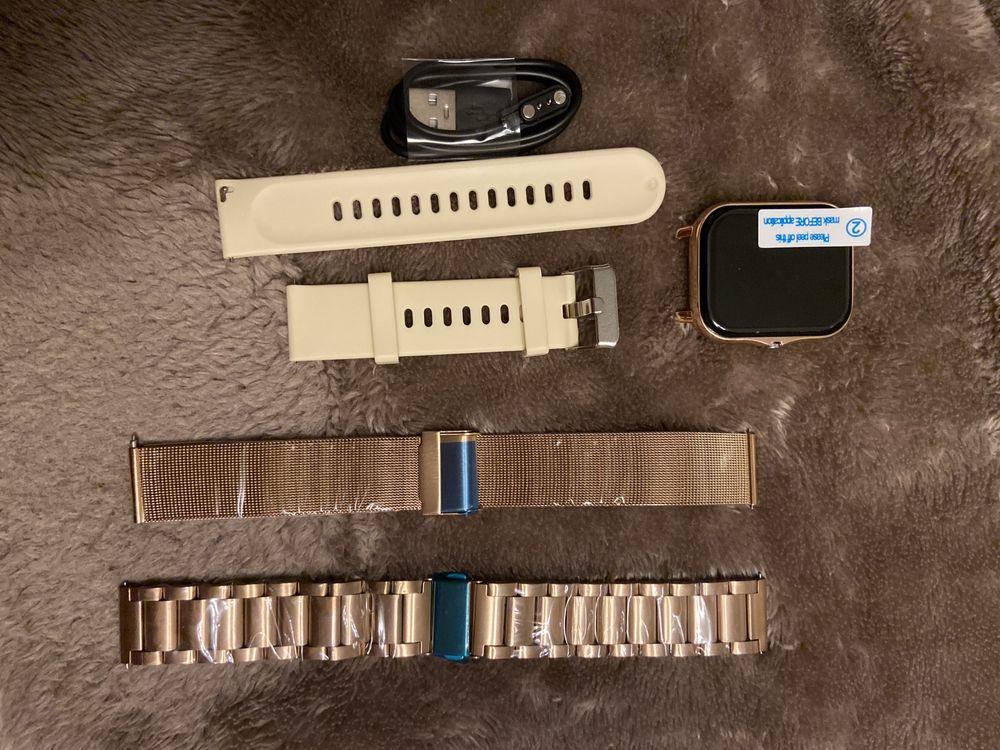 Smartwatch com 3 braceletes