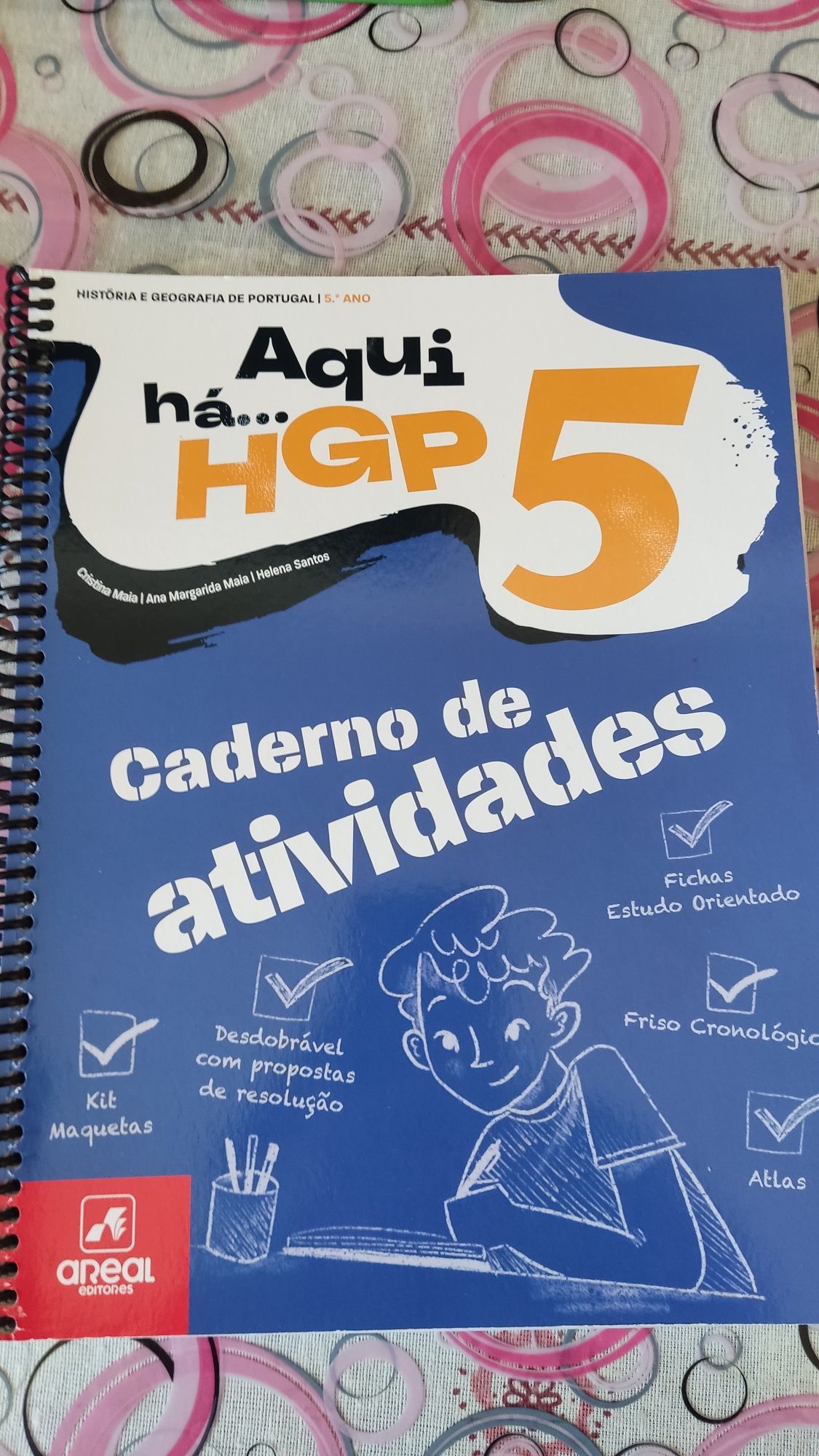 Caderno de atividades, fichas para 5' ano