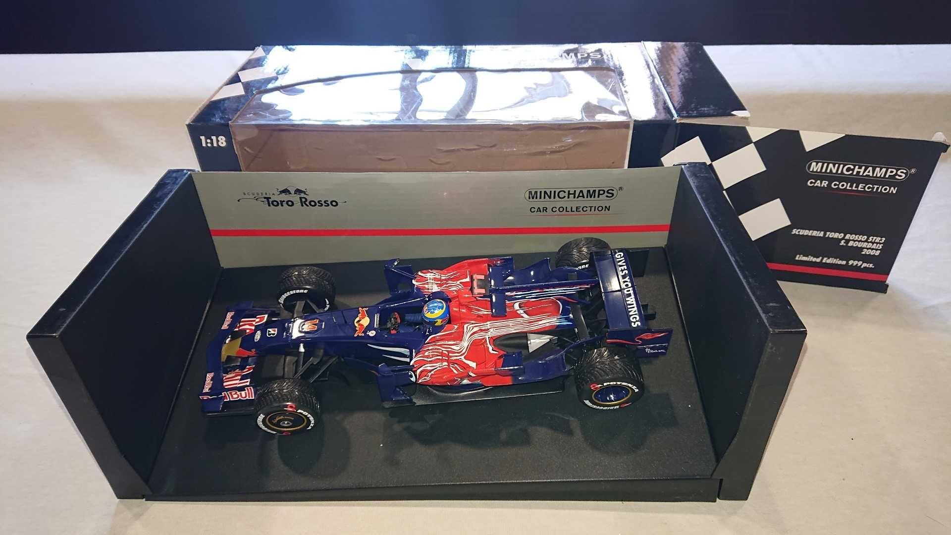 3 x F1 Minichamps (1/18):  Williams 93 e 97; Toro Rosso 2008