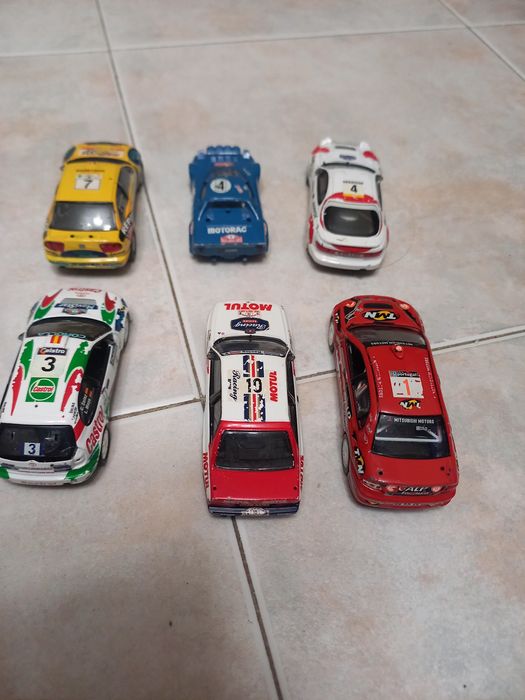 Carros de rally, escala 1/34