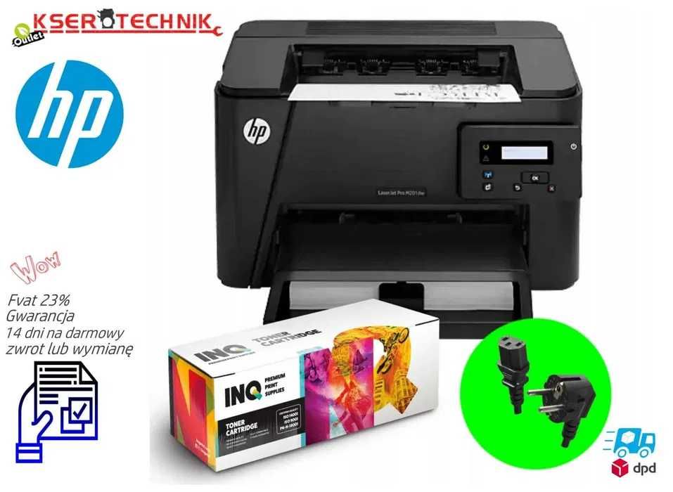 Drukarka laserowa do Biura HP LaserJet Pro M 201 dw Duplex / WiFi