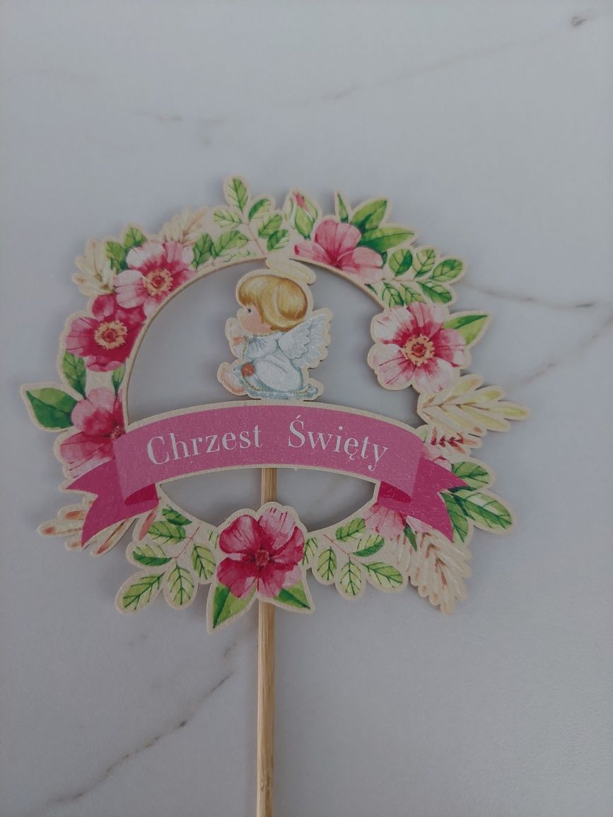 Napis na tort Chrzest Święty