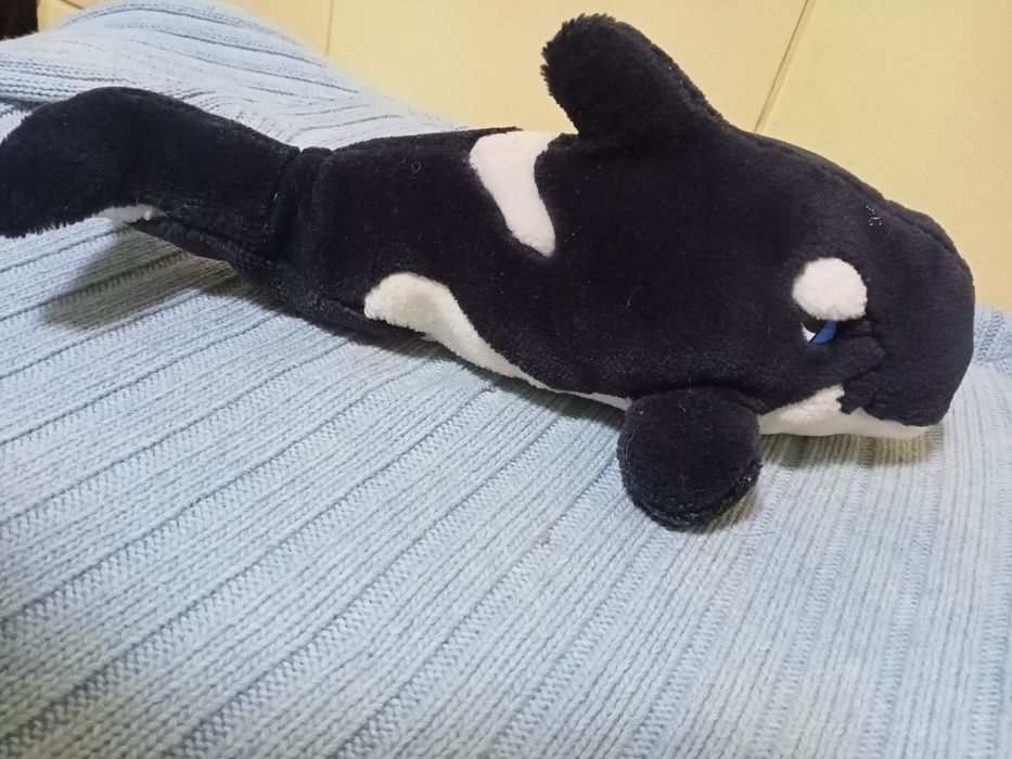 Игрушка мягкая дельфин акула касатка перчатка для театра рыба рыбка