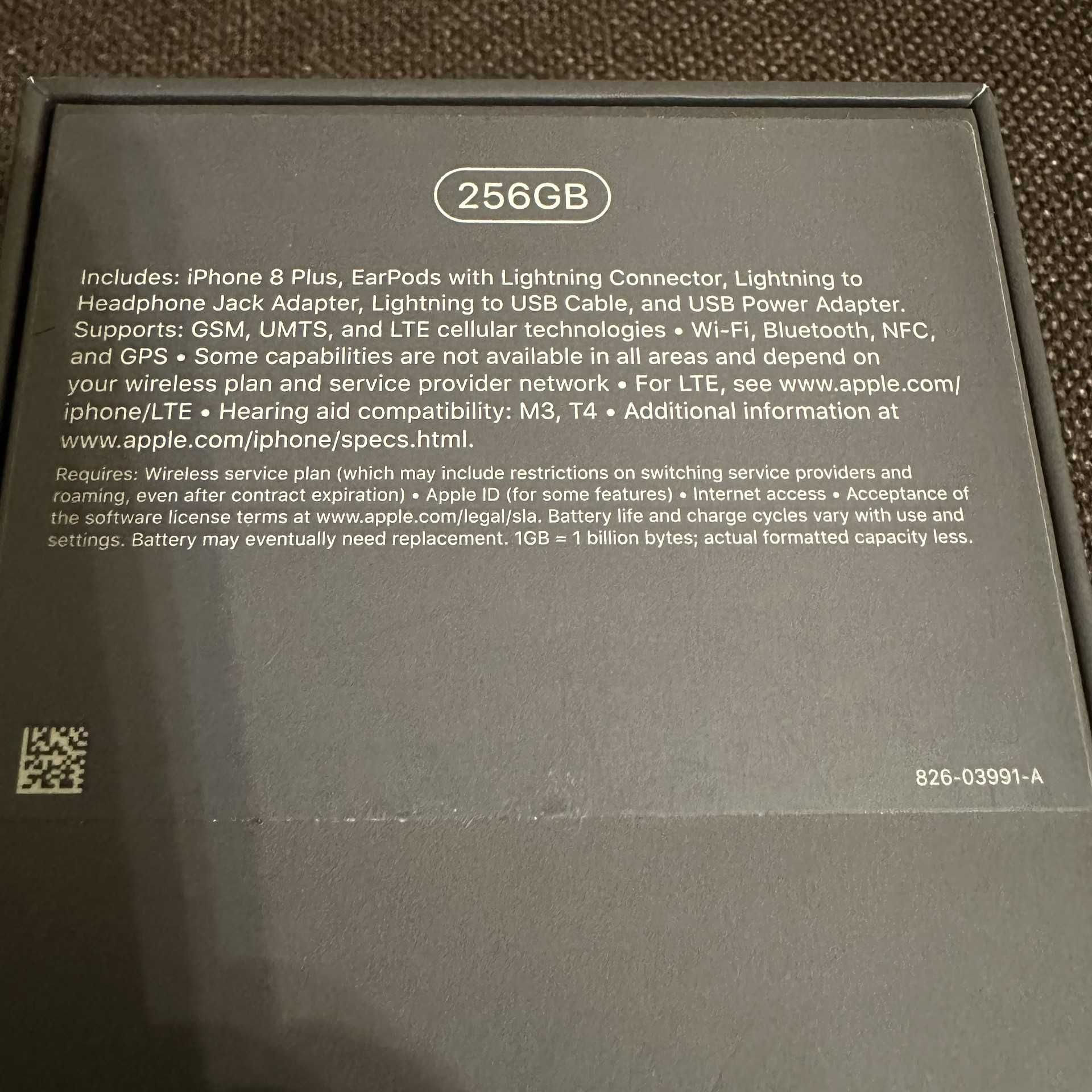 Apple iPhone 8 plus 256GB