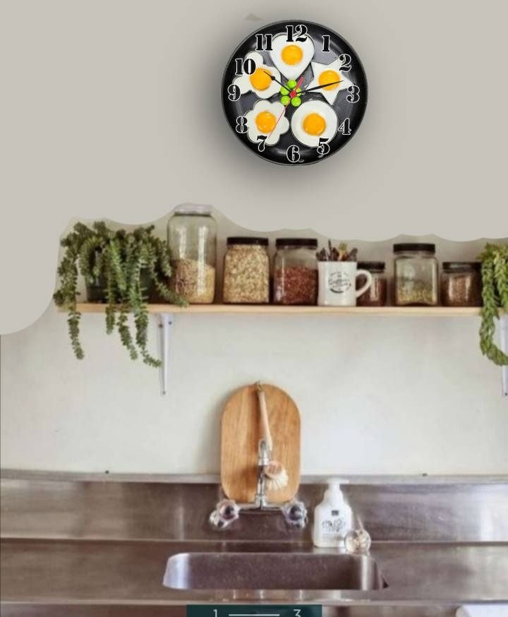 Настенные часы на кухню