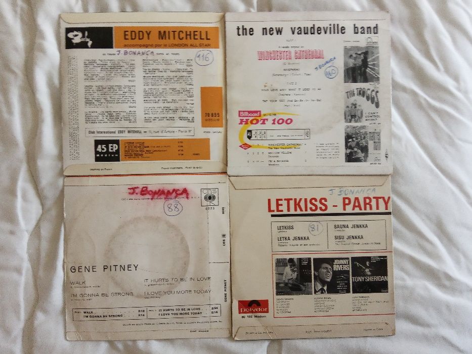 Lote Vinil/45 rpm/Anos 60/70