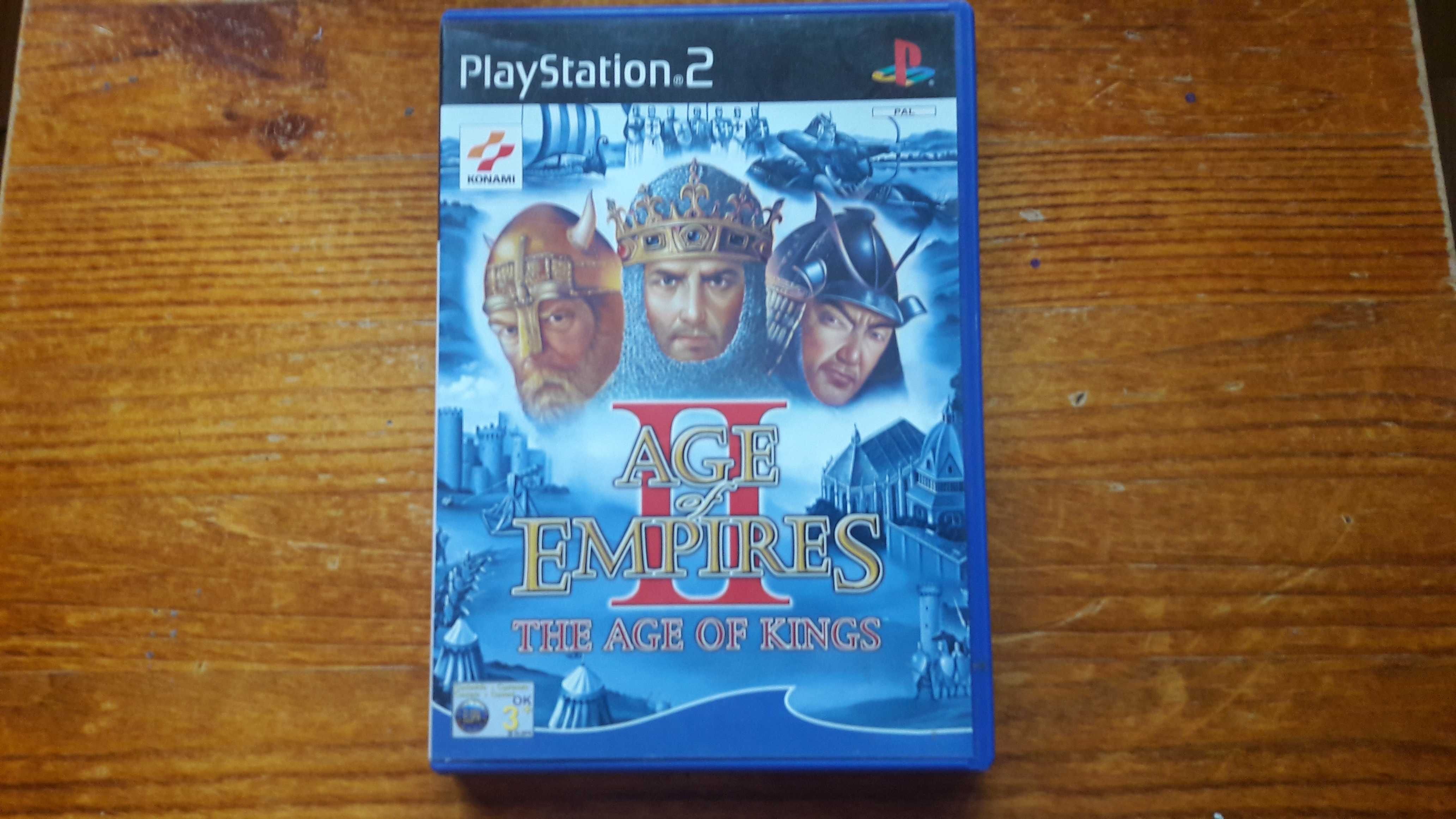 AGE OF EMPIRES II THE AGE OF KINGS PS2, Playstation 2, 3xA, komplet