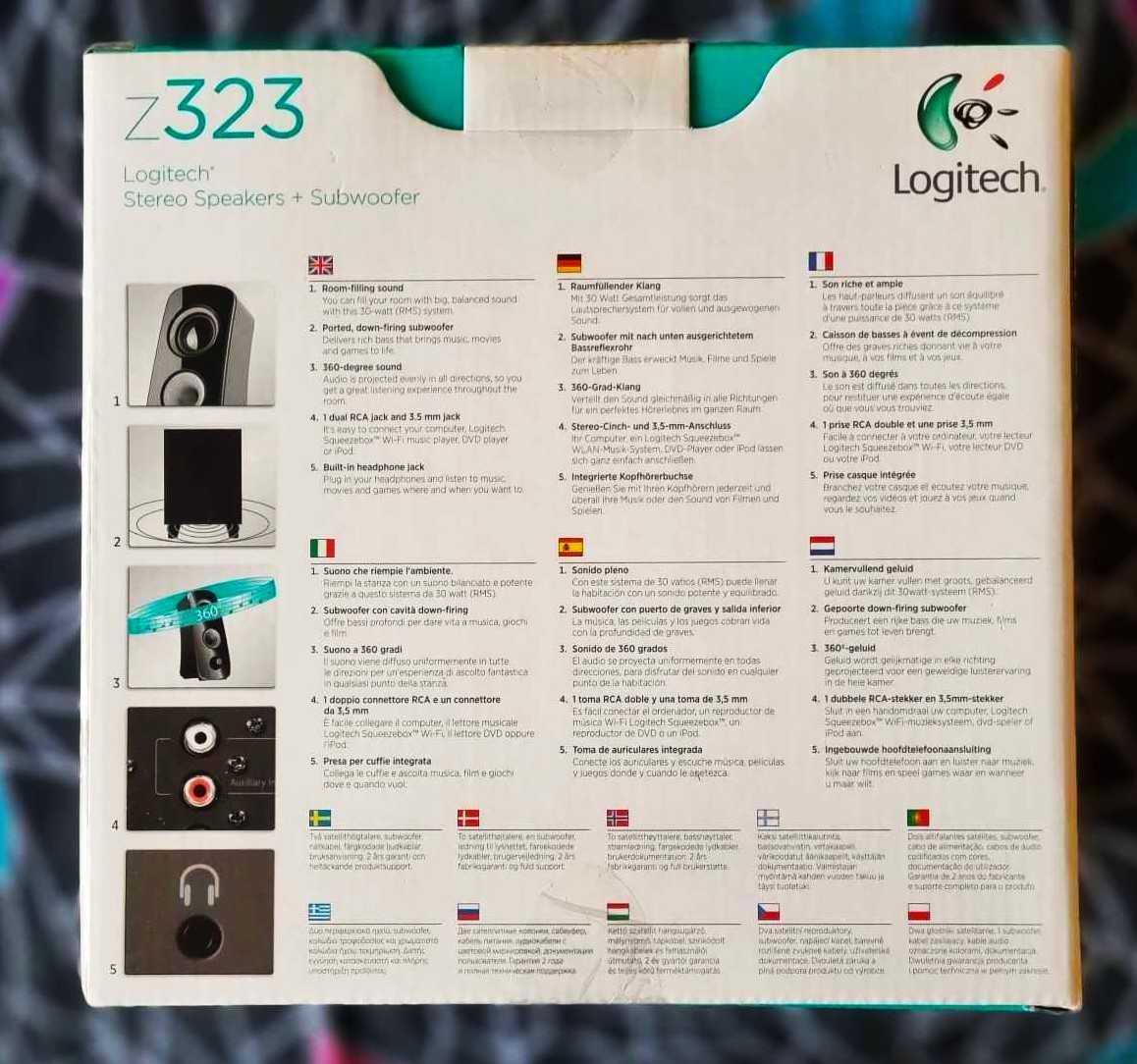 Głośniki komputerowe LOGITECH Z-323 2.1 NOWE