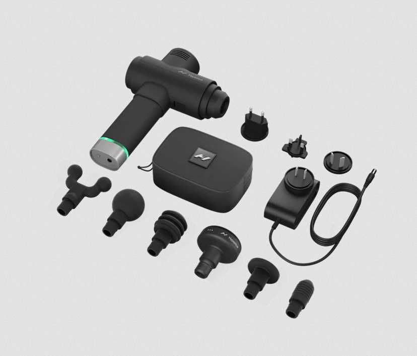 Комплект. Массажер Hypervolt 2 Pro/Кейс или /Насадка с подогревом.