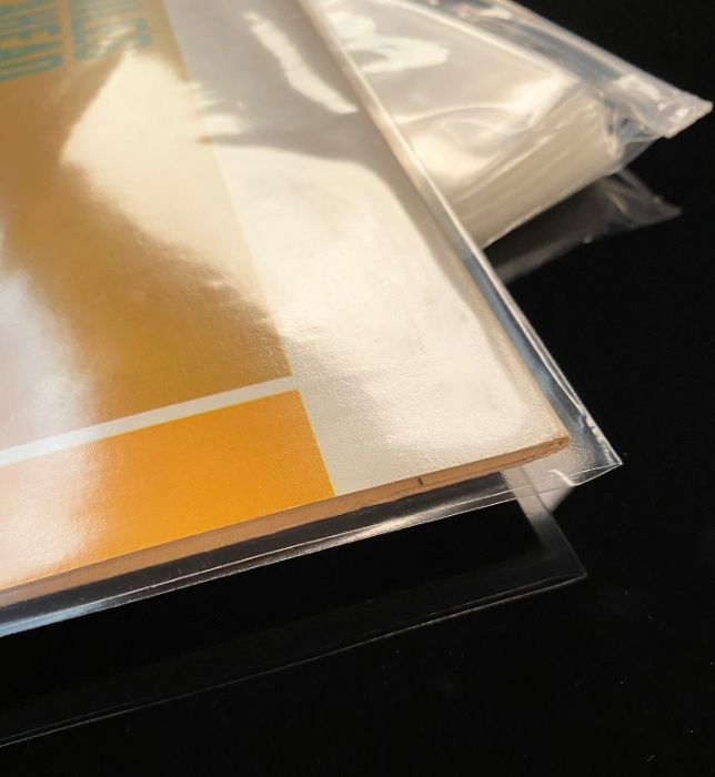 Наружные пакеты конверты для пластинок винила 12" LP (100шт) 40 мк