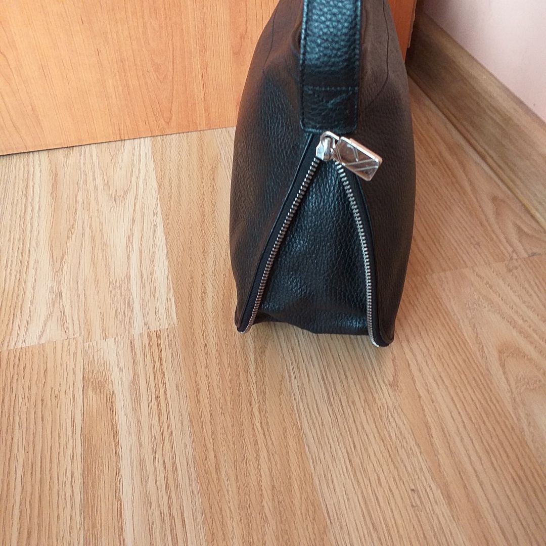 FURLA UNIKAT MAŁA oryginalna skóra naturalna torebka kuferek baguette