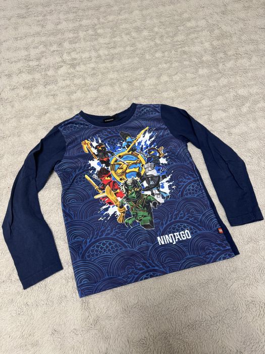 Лонгслів LEGO Ninjago для хлопчика, синій, розмір 122