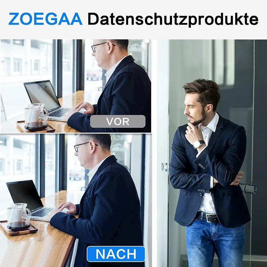ZOEGAA Filtr prywatyzujący do laptopa 16",