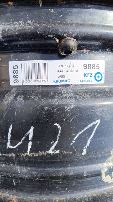 Диски сталеві r16 5*112