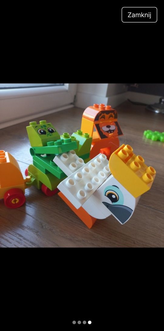 LEGO Duplo 10863 Pociąg ze Zwierzątkami – Stan Bardzo Dobry!