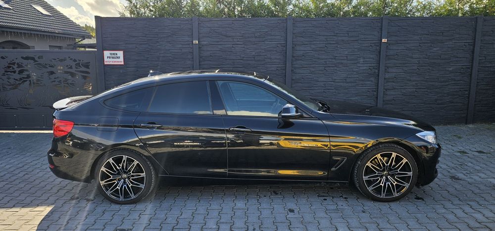BMW 3GT 2013r 2.0 TwinTurbo 245koni Stan BDB Piękna Czarna Radar Kamer