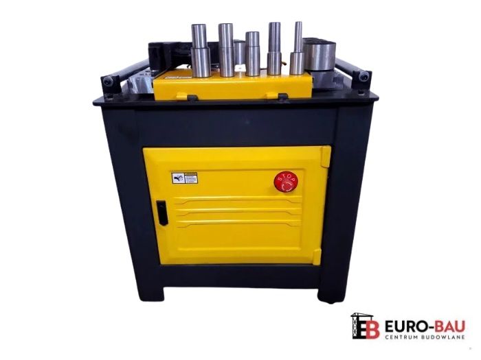 Giętarka zaginarka gilotyna do prętów stalowych zbrojeniowych zbrojeń