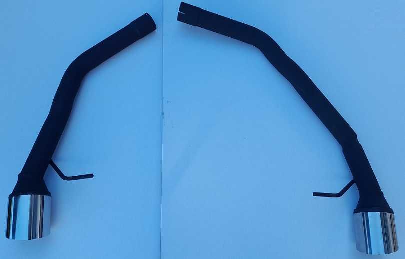 tłumik sportowy wydech przelot AUDI A5 A4 B8 100mm