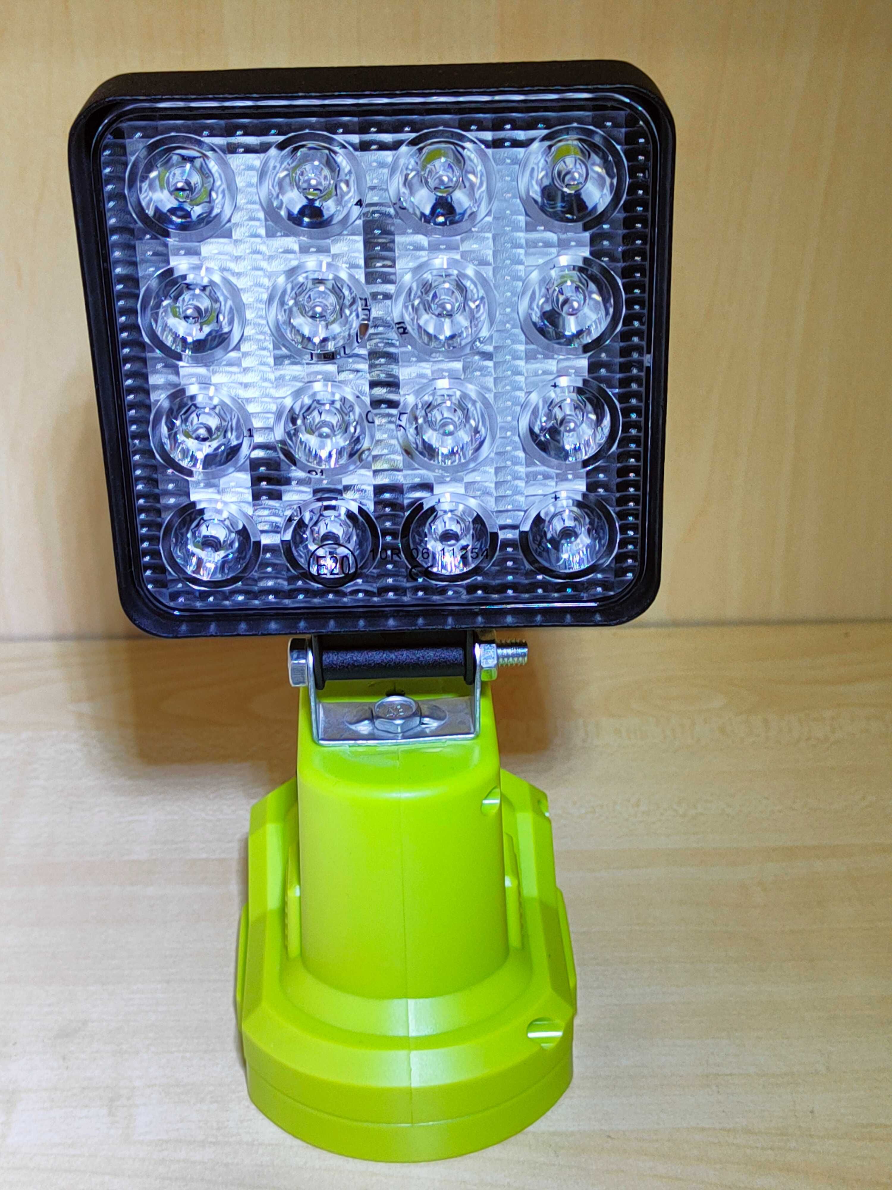 LAMPA robocza 16 LED 48W halogen do RYOBI ONE PLUS + 18V reflektor