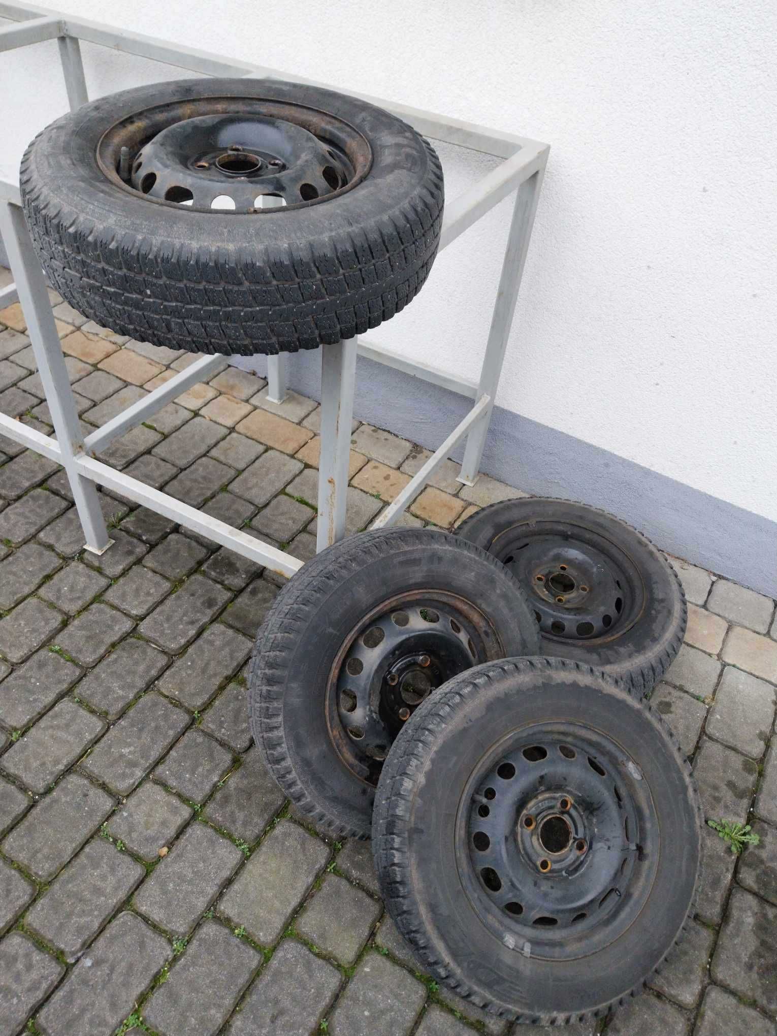 OPONY + KOŁA 4X100 5J13H2 GM ET43 MICHELIN Dębica Frigo 155/80/r13