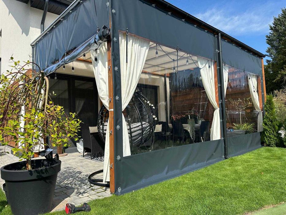 Osłony tarasowe / Plandeki PCV na altany – Na wymiar!