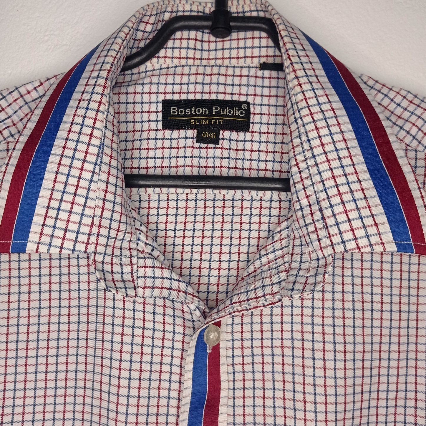 Koszula męska Boston Public, slim fit, 40/41