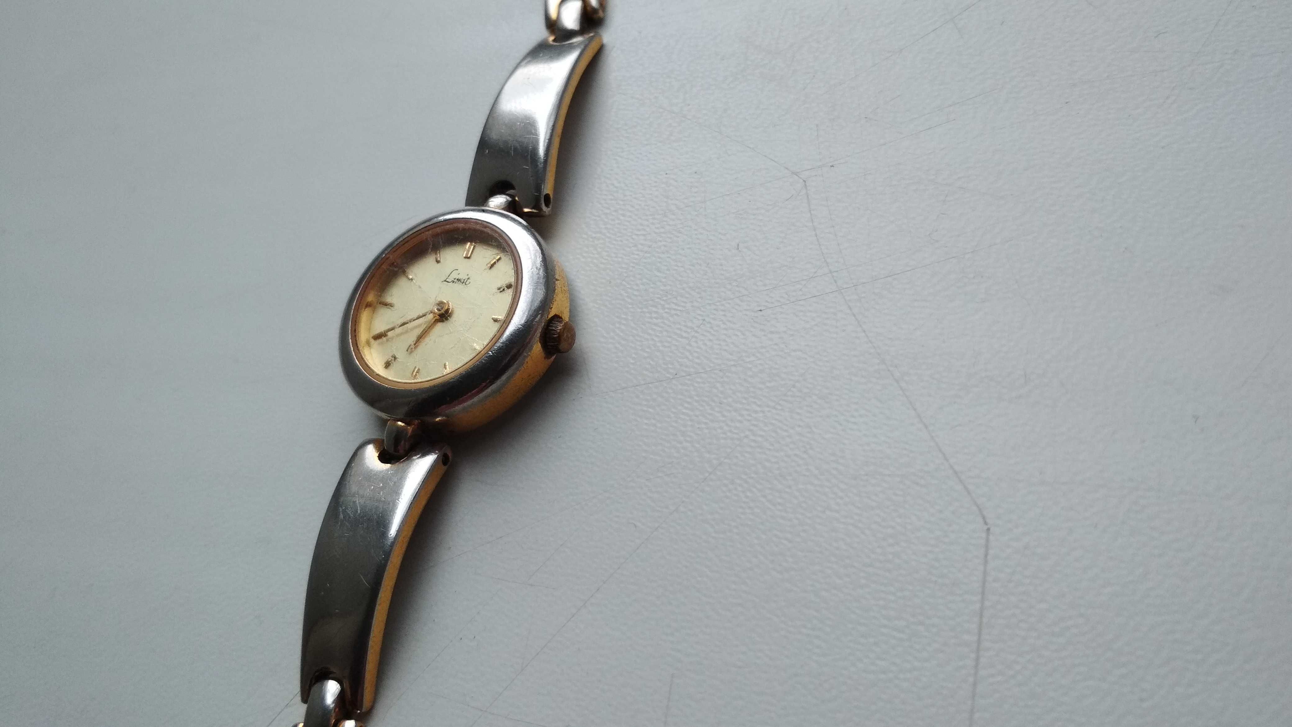 Часы женские наручные годинник винтажные Limit позолоченные