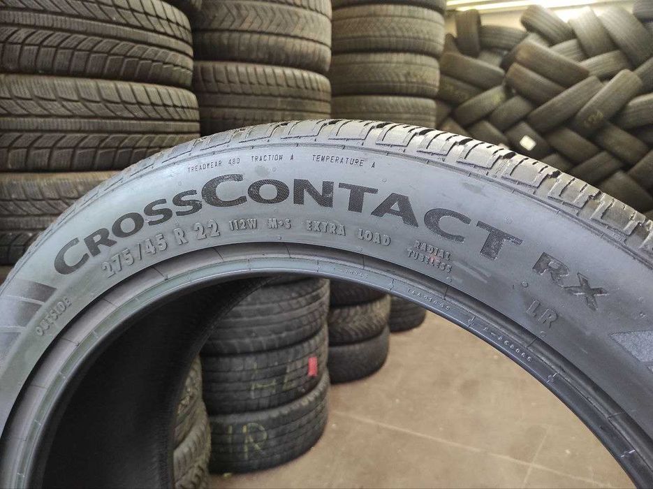 Continental Cross Contact RX 275/45r22 112W XL 2шт, 21год, 5,7мм, M+S