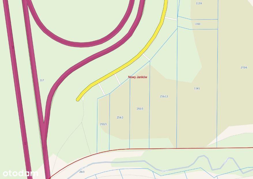 Do wynajęcia działka pod działalność gospodarczą przy trasie S8