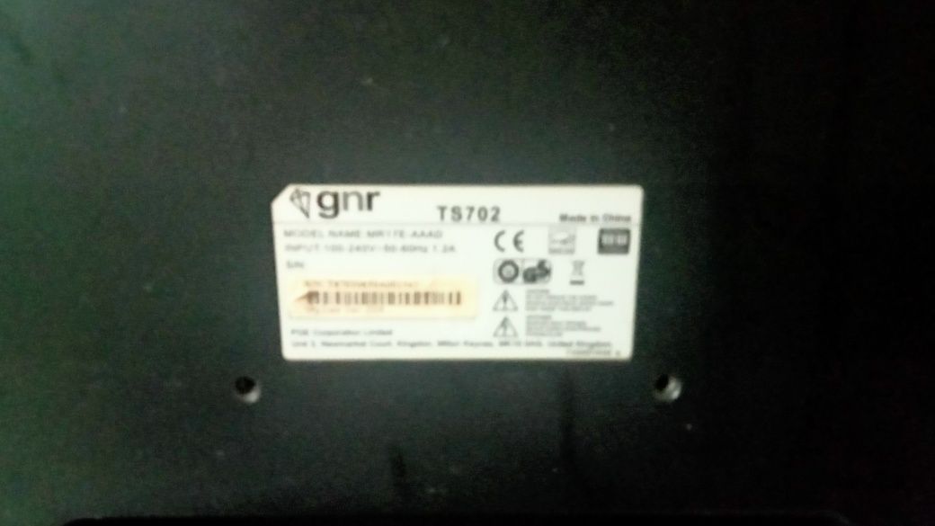 Monitor LCD GNR TS702 Okablowanie Komplet