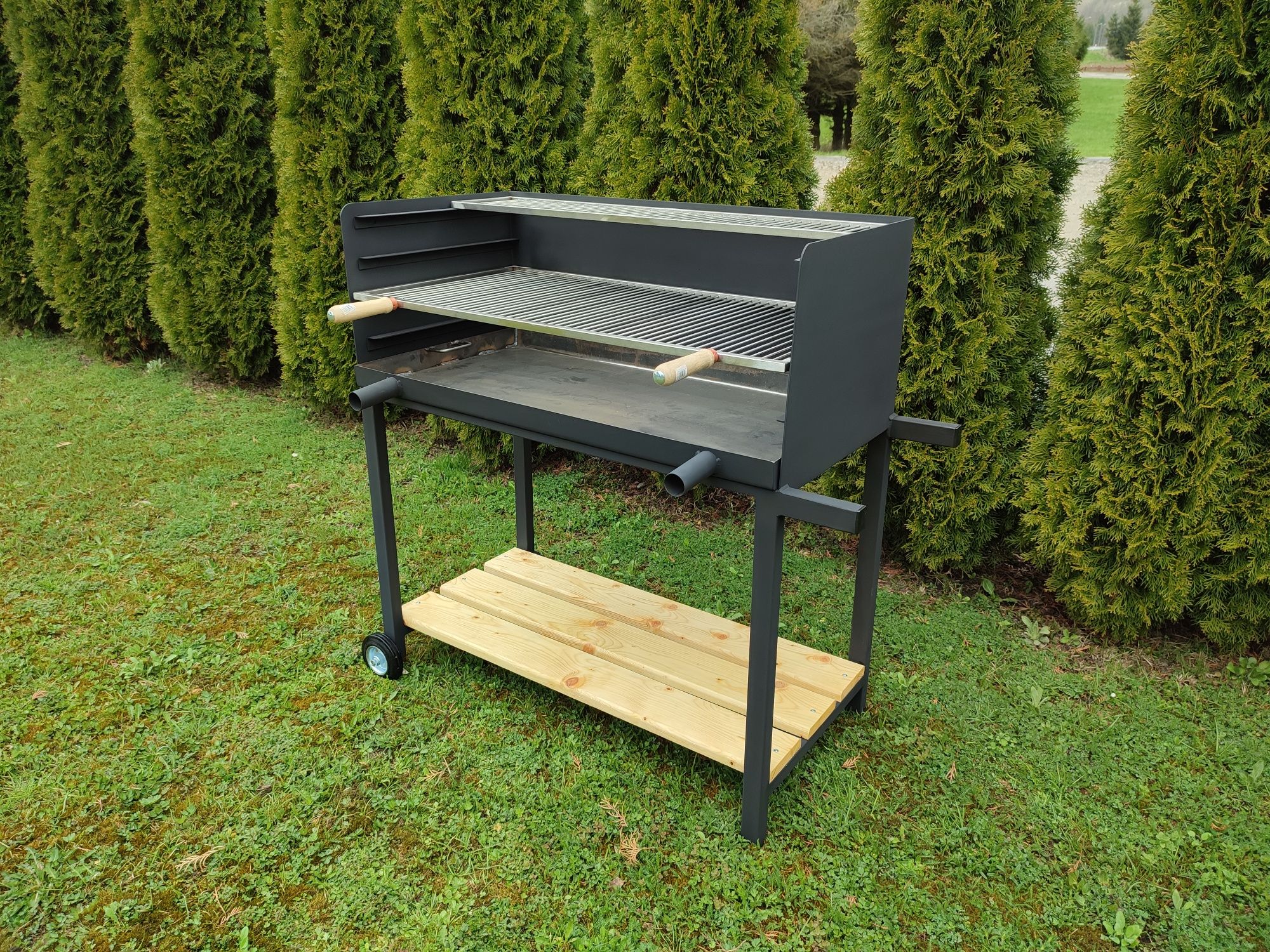 Grill cateringowy gastronomiczny inox kwasoodporny 100 x 50 cm fv