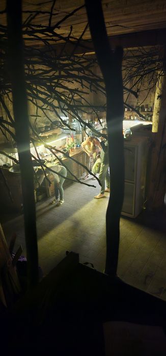 Каворкінг баня з кухнею і спальними капсулами і  харчевнею