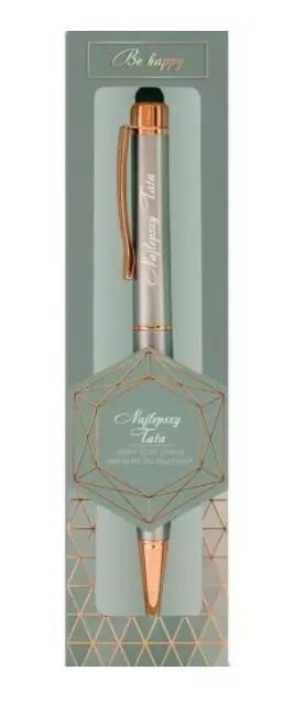 Długopis czarujący - Najlepszy Tata. Be-Happy Gifts. Nowy Produkt