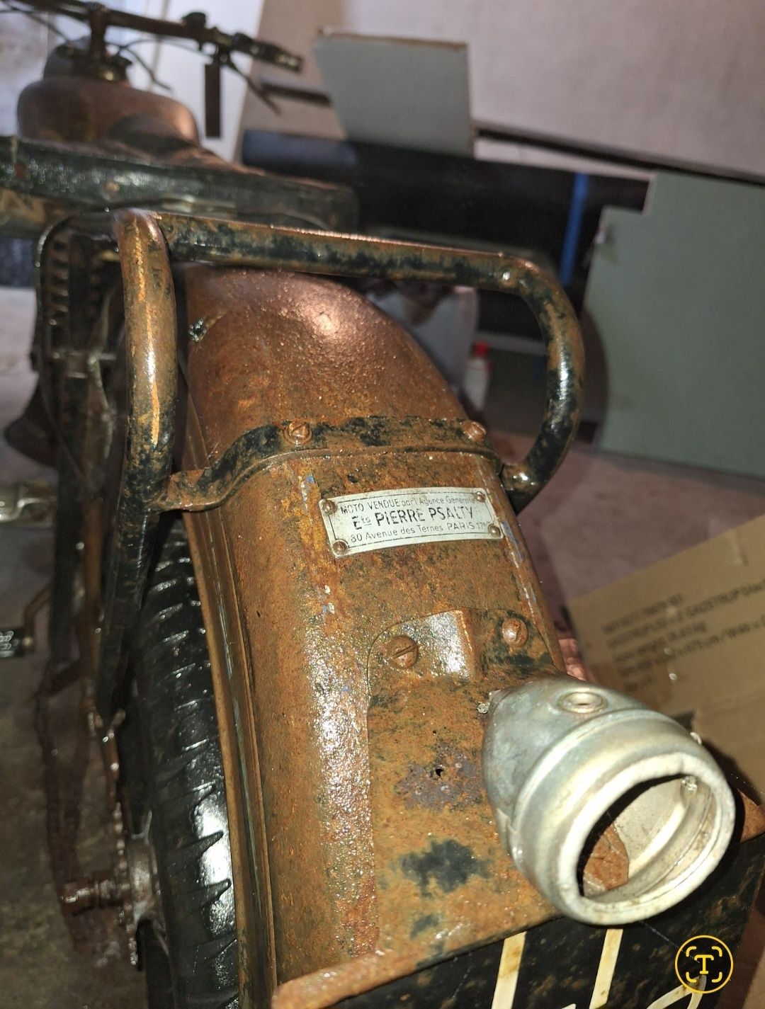 Moto antiga mandille & roux 1938