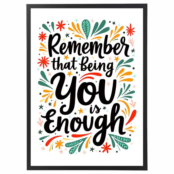 plakat abstrakcja, plakat typografia, plakat napisy na ścianę