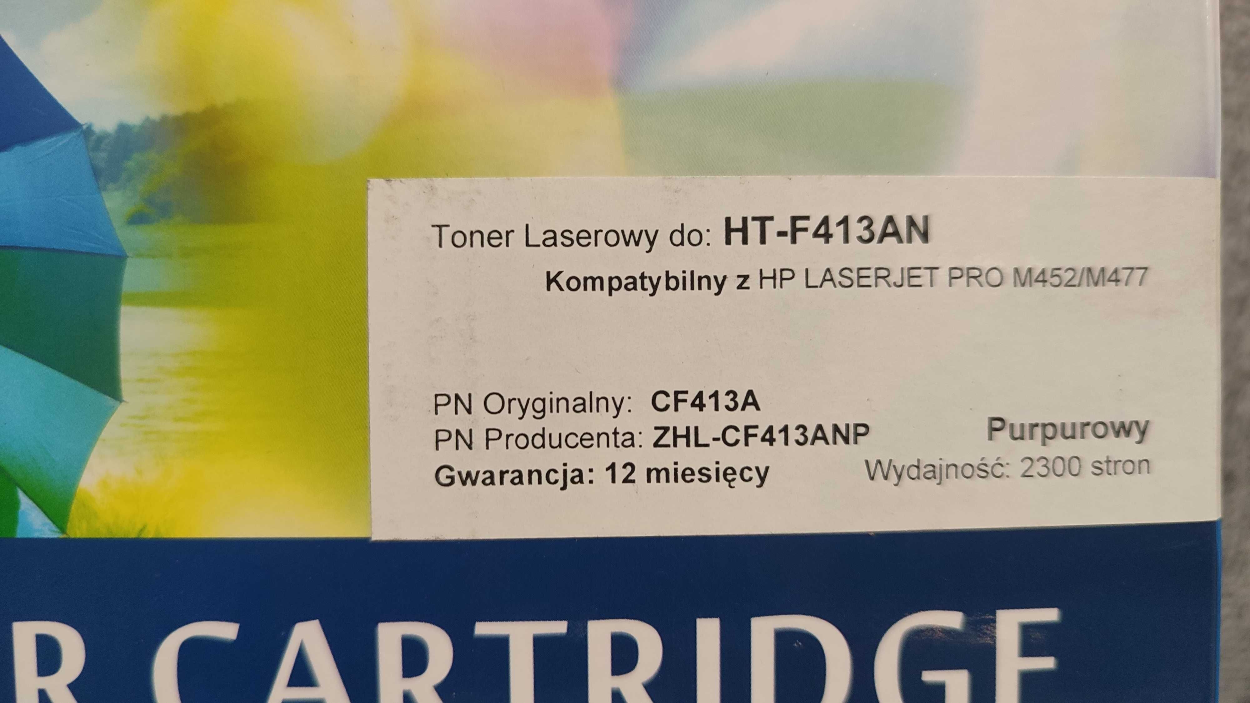 Tonery PRISM do drukarek HP zamienniki oryginałów CF411A CF412A CF413A