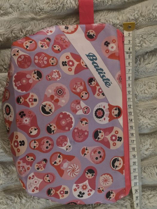 Kosmetyczka portmonetka różowa dziewczęca dziecięca Batiste matrioszki