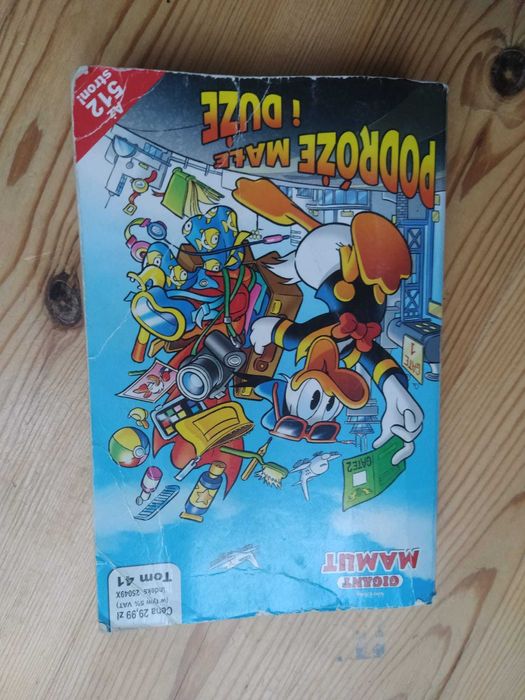komiks Gigant Mamut "Podróże małe i duże"