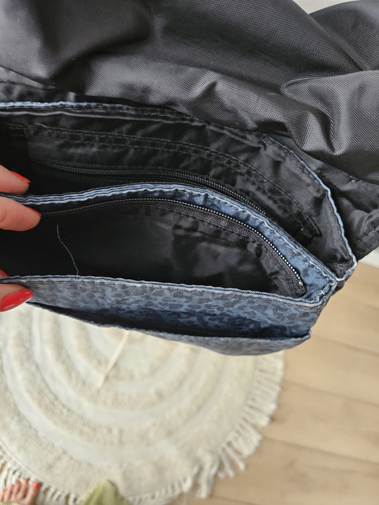Oryginalną torba na ramię Kipling wododporna  granatowa unisex