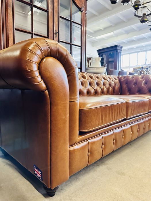 Ekskluzywny, angielski komplet CHESTERFIELD 3+2+1 :)