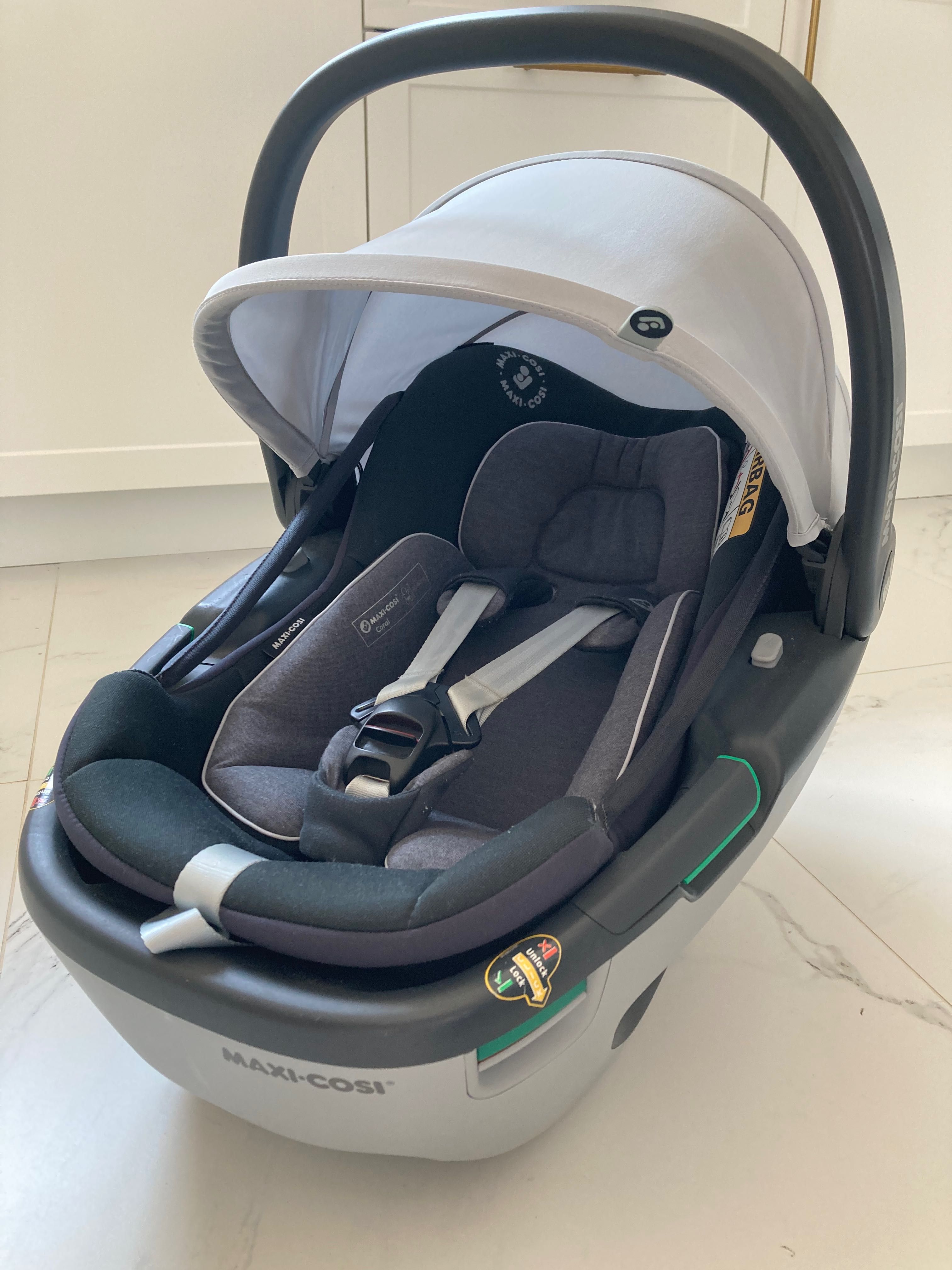 Fotelik samochodowy Maxi Cosi Coral 0-12kg plus baza FamilyFix 3