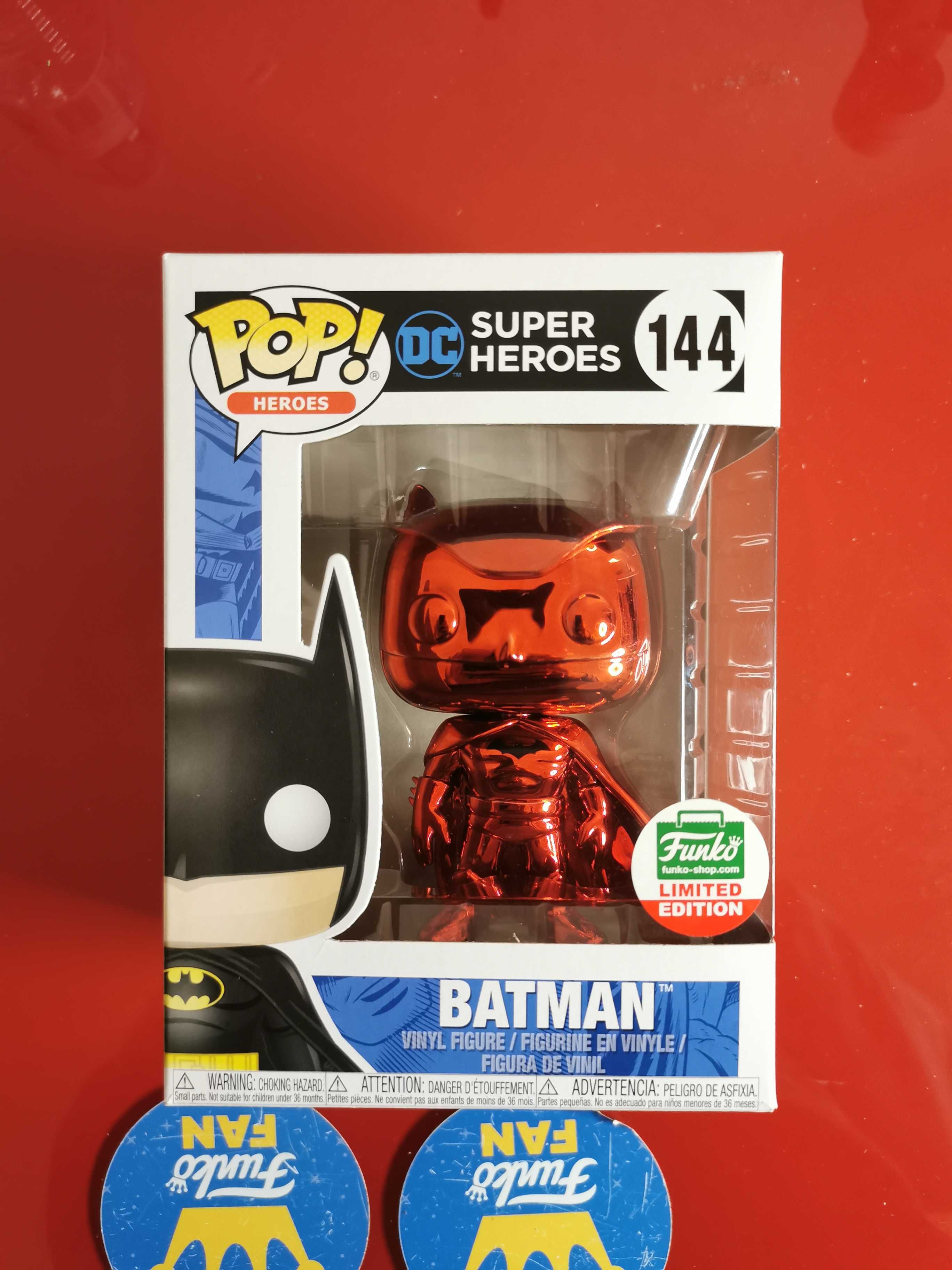 Funko Pop Batman Chrome Red