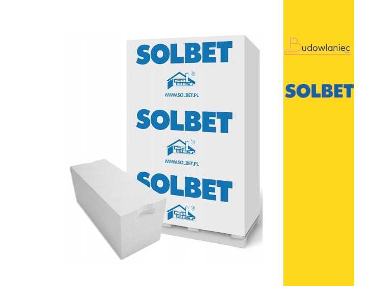 Gazobeton pustak beton komórkowy 24x24x59 P+W Solbet dost. Białobrzegi