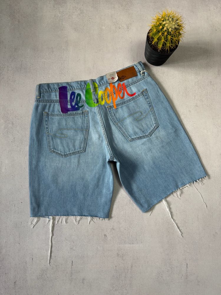 Шорти джинсові нові Lee Cooper big logo baggy