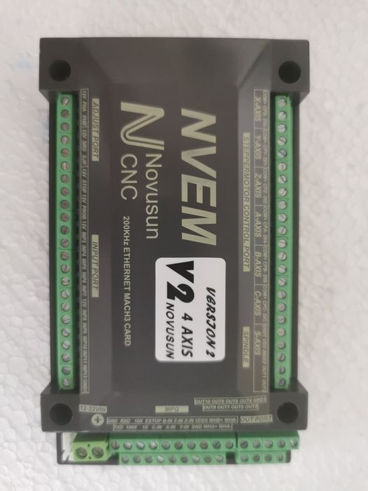 Mach3 Ethernet card NVEM v2 cnc kontroler 200KHz 4 osie